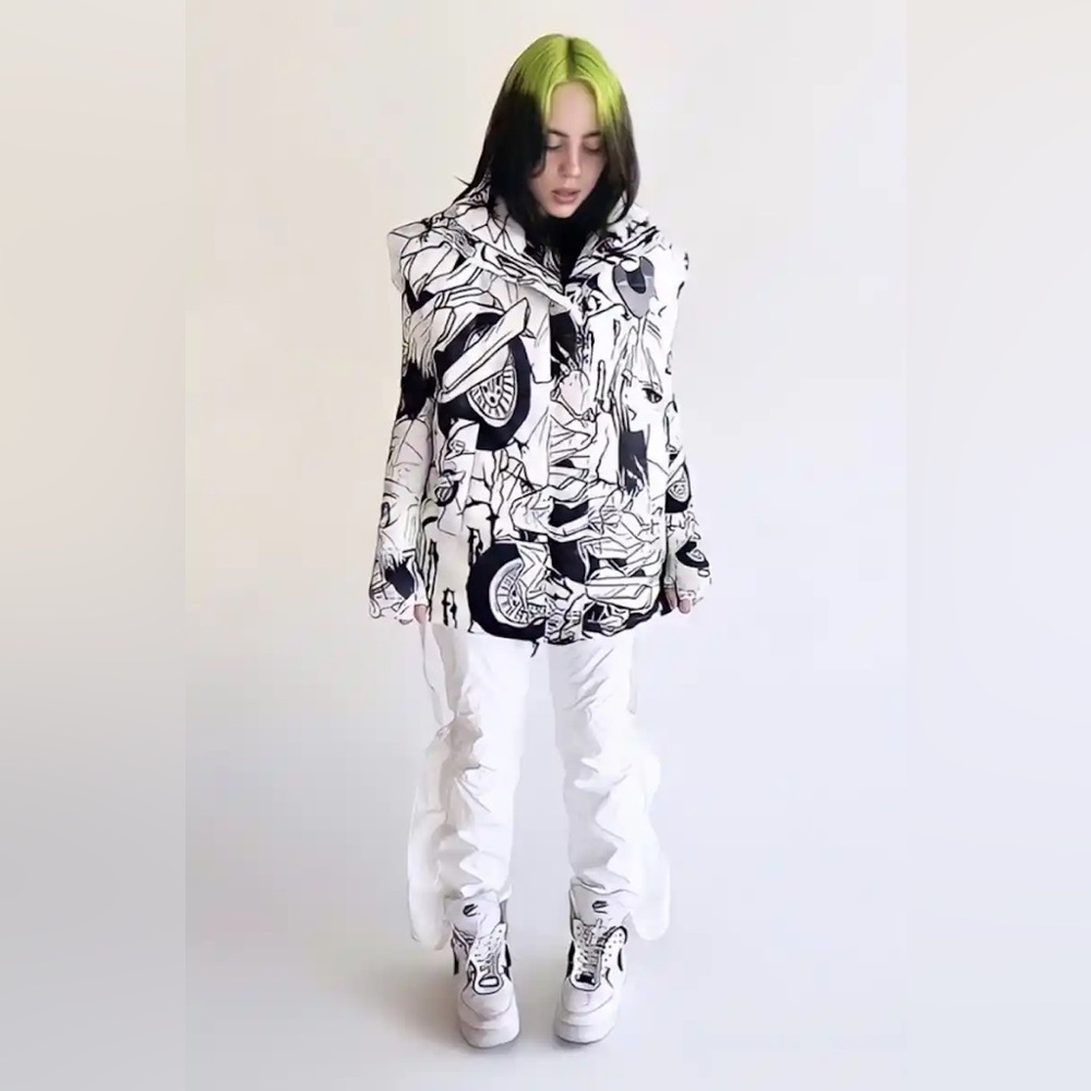 Billie Eilish X Bershka puffer vest